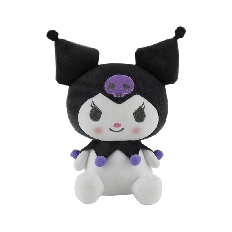 Плюшева іграшка для дітей Куромі Хеллоу Кітті, фіолетова, Kuromi Hello Kitty, 25 см, фото 1