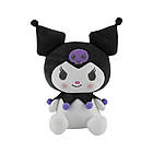 Плюшева іграшка для дітей Куромі Хеллоу Кітті, фіолетова, Kuromi Hello Kitty, 25 см