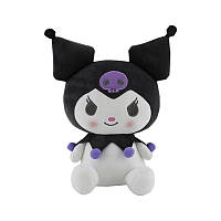 Плюшева іграшка для дітей Куромі Хеллоу Кітті, фіолетова, Kuromi Hello Kitty, 25 см