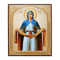 Лик Пресвята Богородиця Покров 10х12 см, тип 2