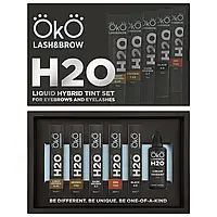 Набір фарби для брів та вій OKO Liquid Hybrid Tint H2O з окисником