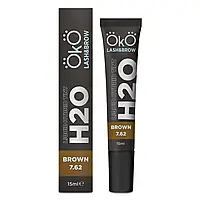 Фарба для брів та вій OKO Liquid Hybrid Tint H20 Brown 7.62, 15 мл