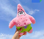 М'яка іграшка зірка Патрік з мультика Спанч Боб 28см, фото 3