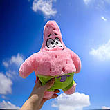 М'яка іграшка зірка Патрік з мультика Спанч Боб 28см, фото 2