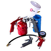 Пневмоінструмент набір фарбувальний, компресорний набір для фарбування (5 од.), PRM