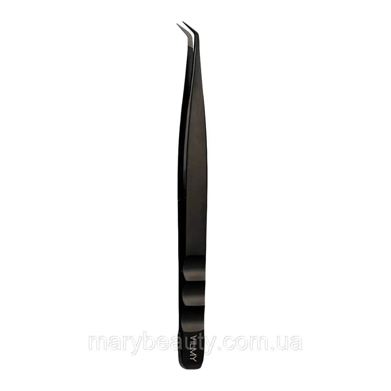 Професійний пінцет для нарощування вій VILMY (mini-L) L-50 black