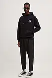 AllOriginal com ua Бавовняна кофта Drôle de Monsieur Le Hoodie Slogan чоловіча колір чорний з капюшоном з, фото 3