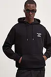AllOriginal com ua Бавовняна кофта Drôle de Monsieur Le Hoodie Slogan чоловіча колір чорний з капюшоном з, фото 4