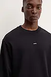 AllOriginal com ua Бавовняна кофта A.P.C. sweat boxy micro logo GOTS чоловіча колір чорний однотонна, фото 5