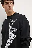 AllOriginal com ua Бавовняна кофта Armani Exchange чоловіча колір чорний візерунок XM000042 AF10858 РОЗМІРИ, фото 5