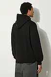 AllOriginal com ua Бавовняна кофта Drôle de Monsieur Le Hoodie Slogan a Poche Classique чоловіча колір чорний, фото 4