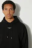 AllOriginal com ua Бавовняна кофта Drôle de Monsieur Le Hoodie Slogan a Poche Classique чоловіча колір чорний, фото 6