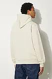 AllOriginal com ua Бавовняна кофта Drôle de Monsieur Le Hoodie Slogan a Poche Classique чоловіча колір бежевий, фото 4