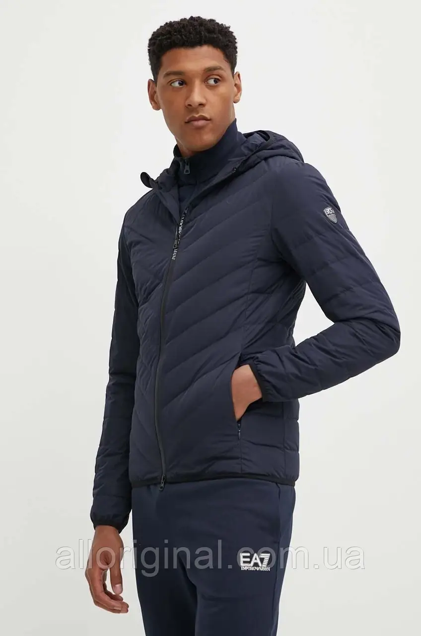 AllOriginal com ua Пухова куртка EA7 Emporio Armani чоловіча колір синій перехідна PNE1Z.8NPB14 РОЗМІРИ