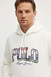 AllOriginal com ua Кофта Polo Ralph Lauren чоловіча колір білий з капюшоном з аплікацією 710941854 РОЗМІРИ, фото 5