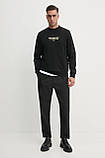 AllOriginal com ua Кофта Karl Lagerfeld чоловіча колір чорний з принтом 544910.705030 РОЗМІРИ ЗАПИТУЙТЕ, фото 3