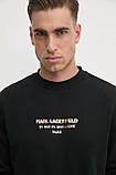 AllOriginal com ua Кофта Karl Lagerfeld чоловіча колір чорний з принтом 544910.705030 РОЗМІРИ ЗАПИТУЙТЕ, фото 5