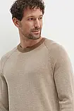 AllOriginal com ua Вовняний светр BOSS чоловічий колір бежевий легкий 50519616 РОЗМІРИ ЗАПИТУЙТЕ, фото 5