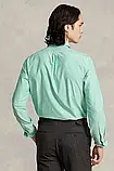 AllOriginal com ua Бавовняна сорочка Polo Ralph Lauren чоловіча колір зелений slim комір button-down 710852742, фото 3