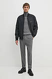 AllOriginal com ua Вовняний светр Tommy Hilfiger чоловічий колір сірий легкий гольф MW0MW36537 РОЗМІРИ, фото 3
