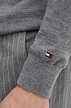 AllOriginal com ua Вовняний светр Tommy Hilfiger чоловічий колір сірий легкий гольф MW0MW36537 РОЗМІРИ, фото 6