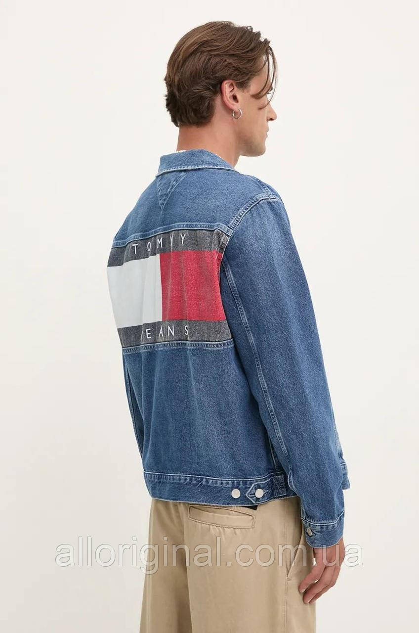 AllOriginal com ua Джинсова куртка Tommy Jeans чоловіча перехідна DM0DM20495 РОЗМІРИ ЗАПИТУЙТЕ