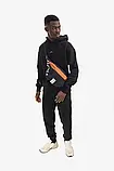 AllOriginal com ua Бавовняна кофта A-COLD-WALL* Essential Hoodie чоловіча колір чорний з капюшоном з принтом, фото 3