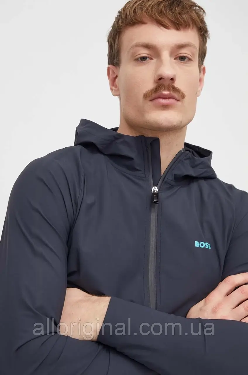 AllOriginal com ua Кофта Boss Green чоловіча з капюшоном однотонна РОЗМІРИ ЗАПИТУЙТЕ