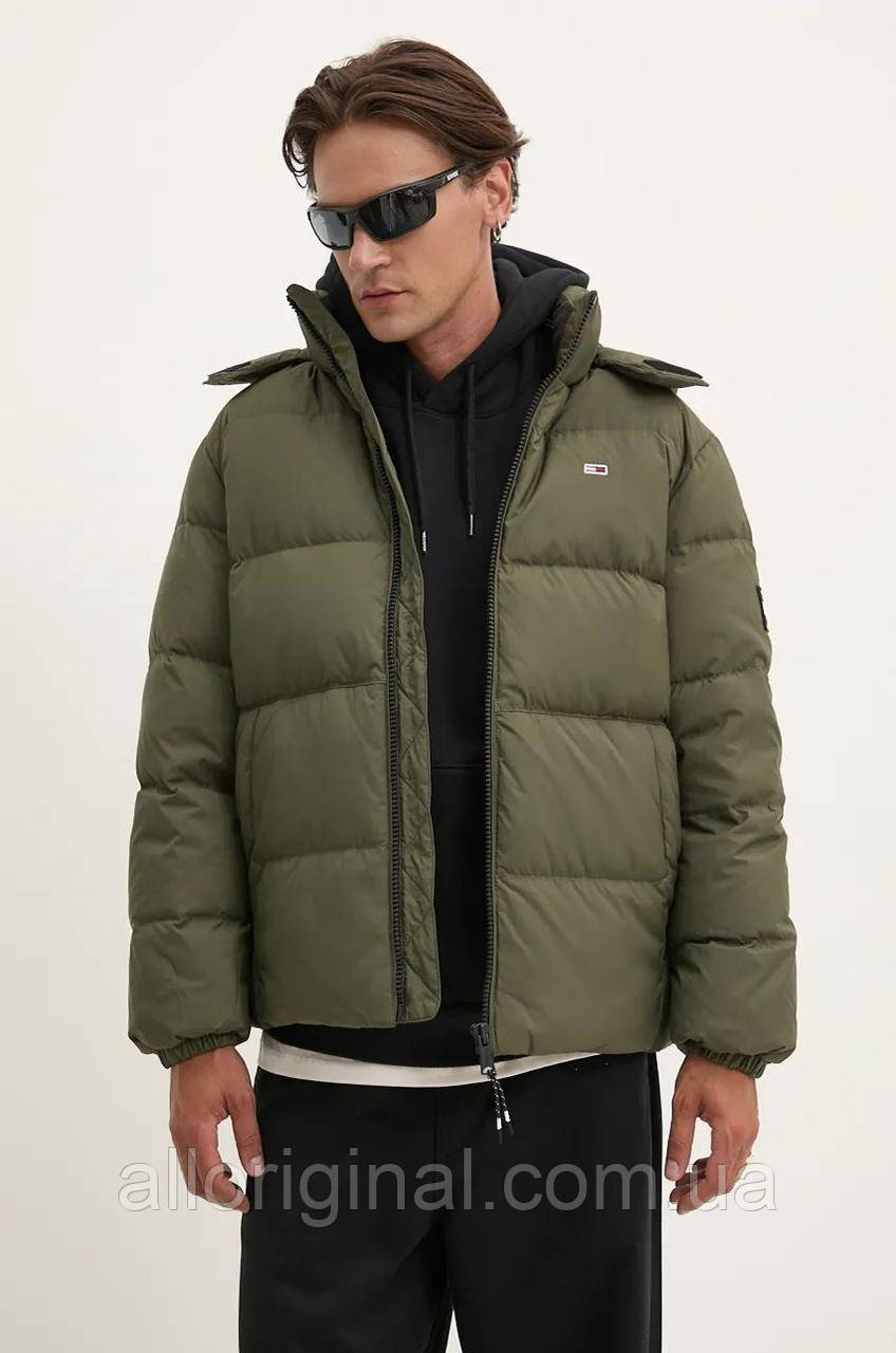 AllOriginal com ua Пухова куртка Tommy Jeans чоловіча колір зелений зимова oversize DM0DM19786 РОЗМІРИ