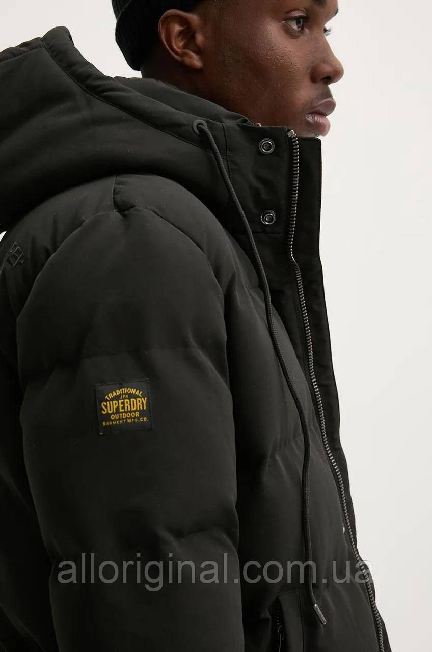 AllOriginal com ua Куртка Superdry чоловіча колір чорний зимова M5011743A-12A РОЗМІРИ ЗАПИТУЙТЕ
