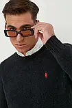 AllOriginal com ua Вовняний светр Polo Ralph Lauren чоловічий колір чорний РОЗМІРИ ЗАПИТУЙТЕ, фото 5