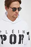 AllOriginal com ua Кофта PLEIN SPORT чоловіча колір білий з капюшоном з принтом РОЗМІРИ ЗАПИТУЙТЕ, фото 5