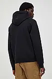 AllOriginal com ua Бавовняна кофта The Kooples чоловіча колір чорний з капюшоном з принтом РОЗМІРИ ЗАПИТУЙТЕ, фото 4