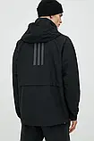 AllOriginal com ua Дощовик adidas чоловіча колір чорний перехідна РОЗМІРИ ЗАПИТУЙТЕ, фото 4