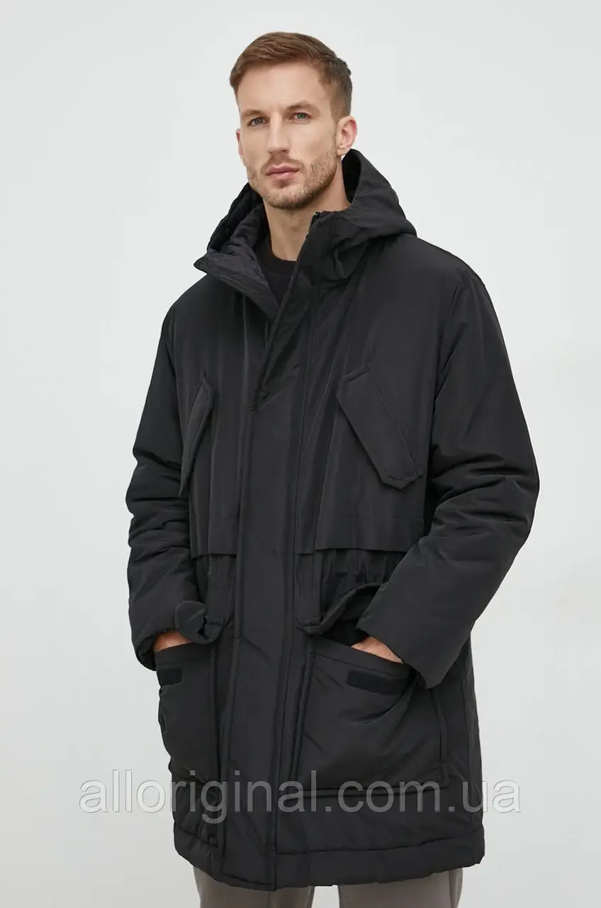 AllOriginal com ua Куртка Trussardi жіноча колір чорний зимова РОЗМІРИ ЗАПИТУЙТЕ