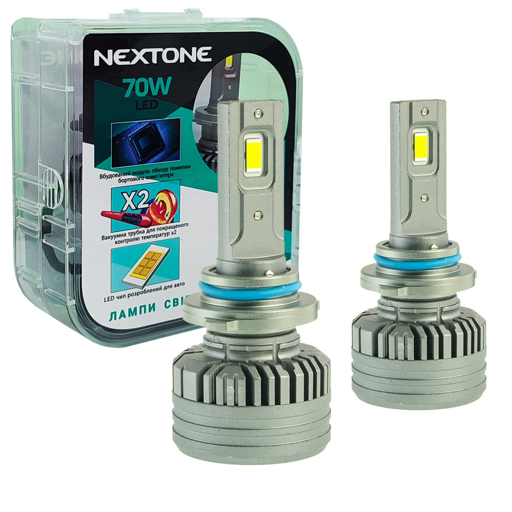 Лампа світлодіодна для фар Nextone LED HB4 6000K 18000LM L4 2 шт комплект