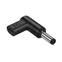 Перехідник USB Type-C PD to DC 9V | 5.5x2.1 мм | перехідник для роутера | 1.5 м, чорний