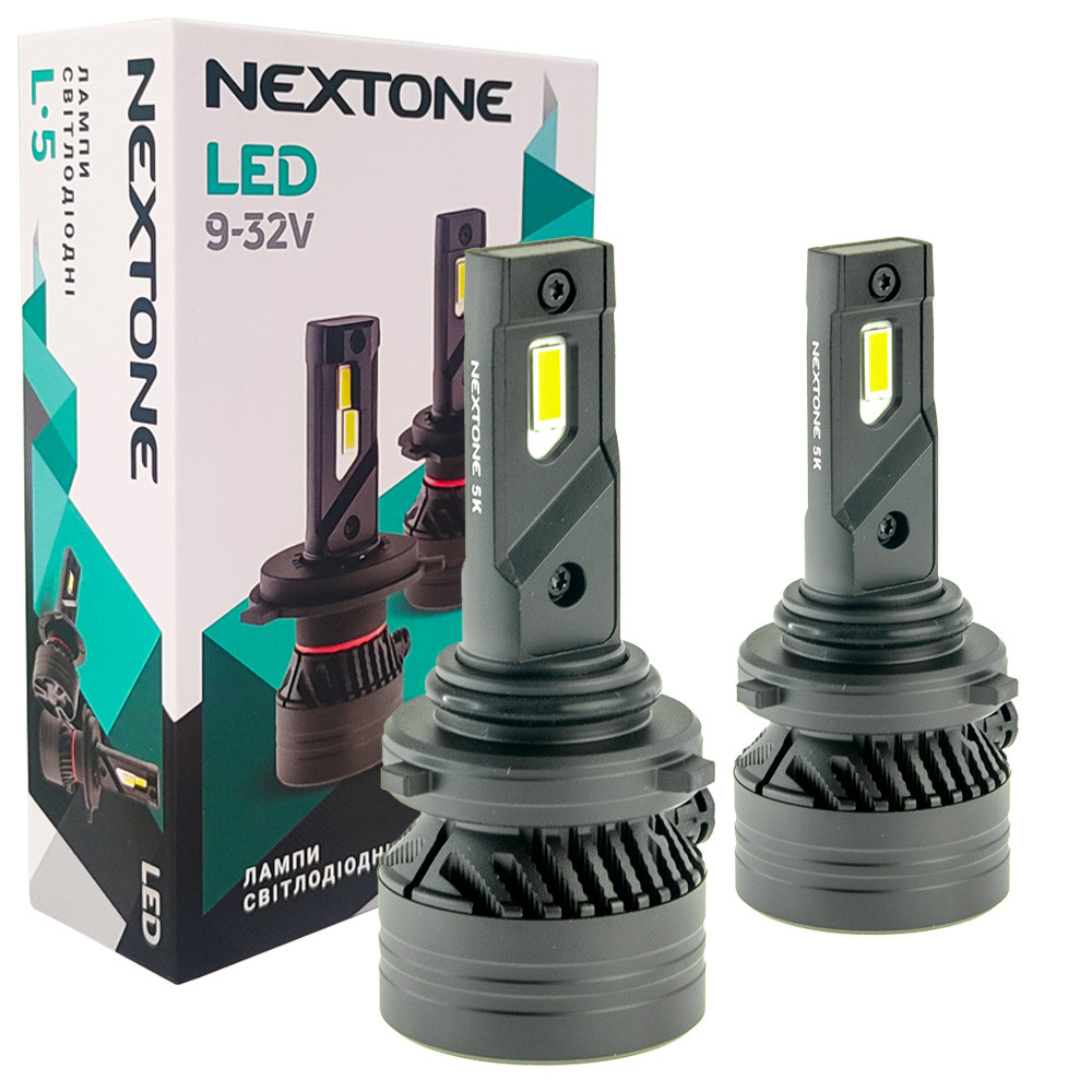 Лампа світлодіодна для фар Nextone LED 9005 HB3 5000K 10000LM L5 2 шт комплект