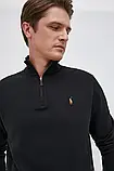 AllOriginal com ua Бавовняний светер Polo Ralph Lauren чоловіча колір чорний РОЗМІРИ ЗАПИТУЙТЕ, фото 5