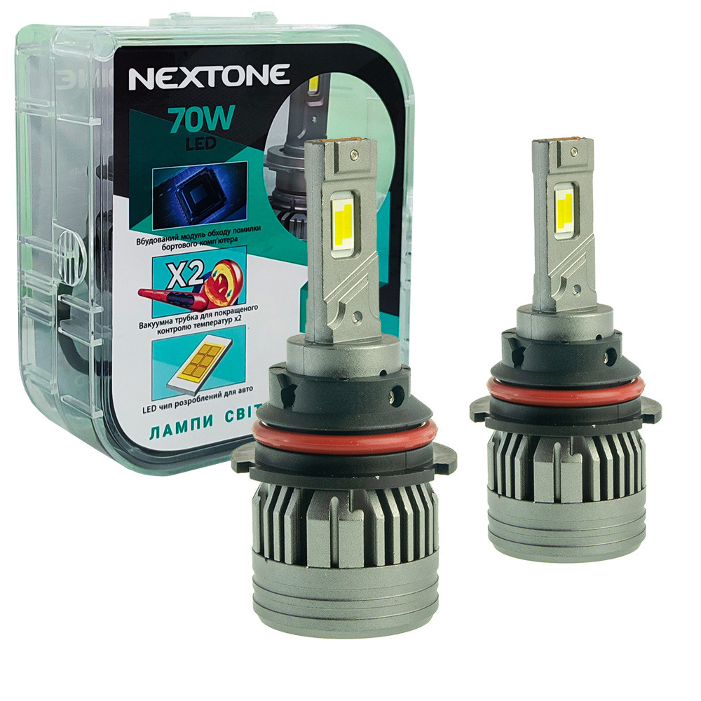 Лампа світлодіодна для фар Nextone LED 9007 6000K 18000LM L4 2 шт комплект