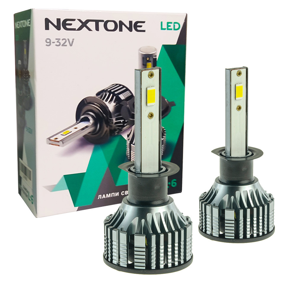 Лампа світлодіодна для фар NEXTONE LED L6 H1 5500K 7000LM 2 шт комплект