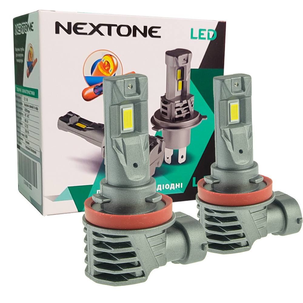 Лампа світлодіодна для фар NEXTONE LED L7 H11 6000K 6000LM 2 шт комплект