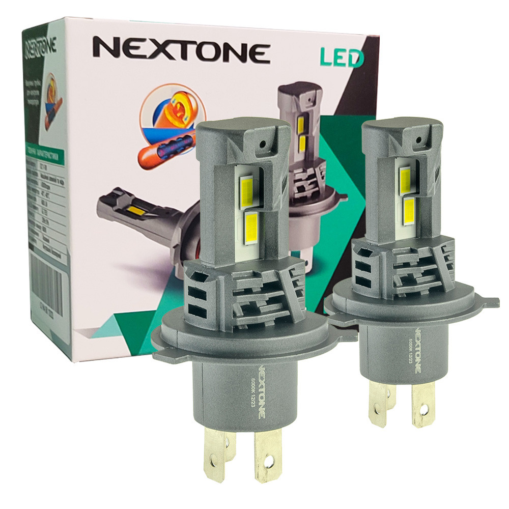 Лампа світлодіодна для фар NEXTONE LED L7 H4 6000K 6000LM 2 шт комплект