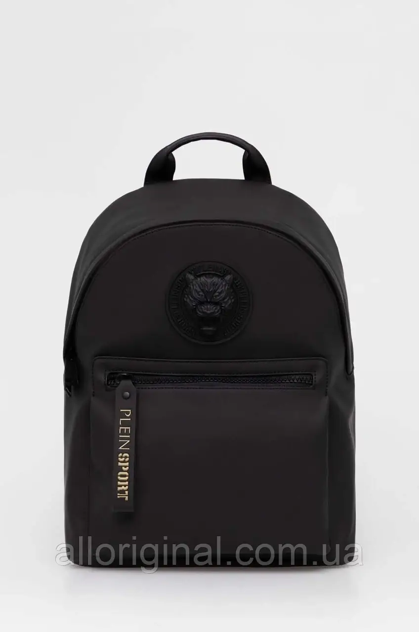 AllOriginal com ua Рюкзак PLEIN SPORT чоловічий колір чорний великий однотонний РОЗМІРИ ЗАПИТУЙТЕ