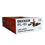 Лампа світлодіодна для фар DECKER LED PL-01 H1 5000K 10000LM 2 шт комплект, фото 5