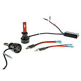 Лампа світлодіодна для фар DECKER LED PL-01 H1 5000K 10000LM 2 шт комплект, фото 3