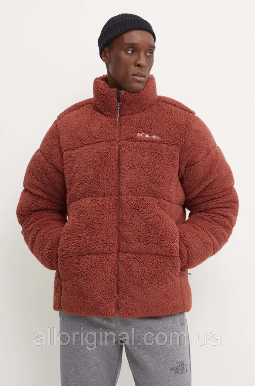 AllOriginal com ua Куртка Columbia Puffect Sherpa чоловіча колір бордовий зимова 2086841 РОЗМІРИ ЗАПИТУЙТЕ