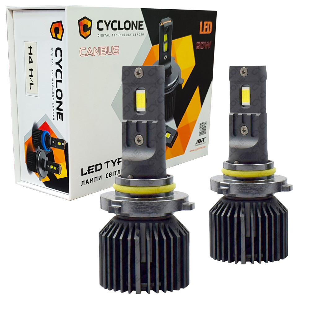 Лампа світлодіодна для фар CYCLONE LED HB3 6000K 12000LM TYPE 45 2 шт комплект