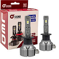 Лампа світлодіодна для фар SIGMA E2 LED H1 6000K 5000LM 2 шт комплект