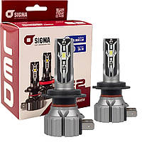 Лампа світлодіодна для фар SIGMA E2 LED H7 6000K 5000LM 2 шт комплект